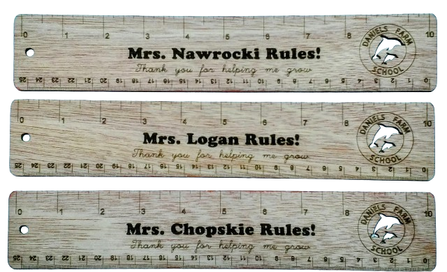 Teacher Appreciation Rulers